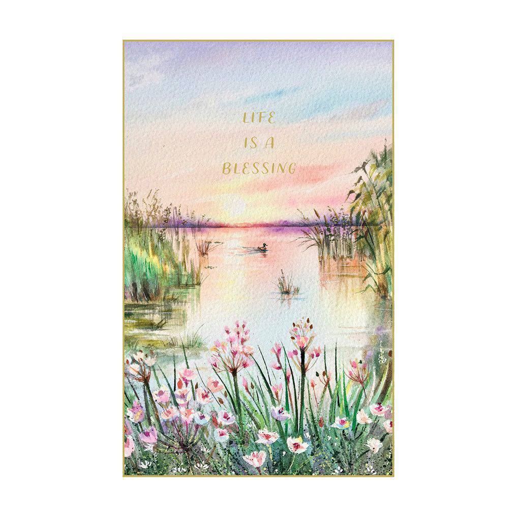Pictura duck and sunrise birthday card featuring a cheerful illustration of a duck and sunrise scene for everyday greeting.
